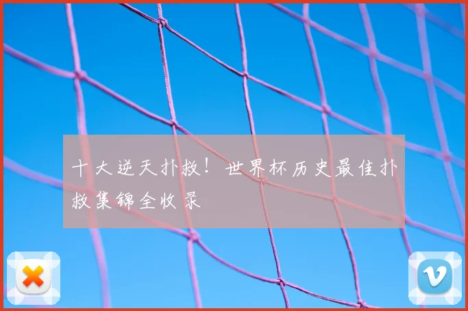 十大逆天扑救！世界杯历史最佳扑救集锦全收录